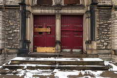 Front door to the church