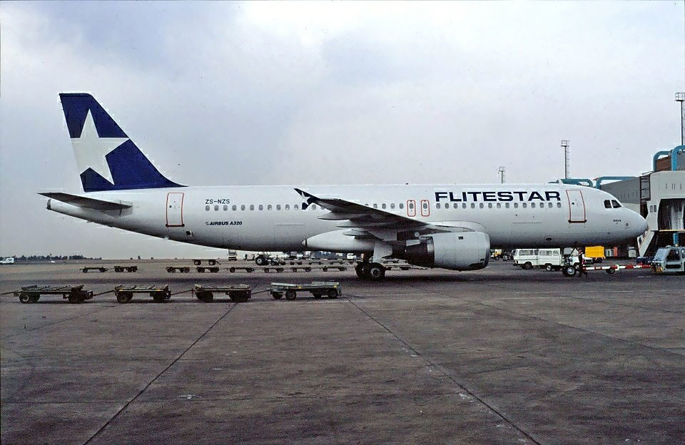 Flitestar A320-211 ZS-NZS