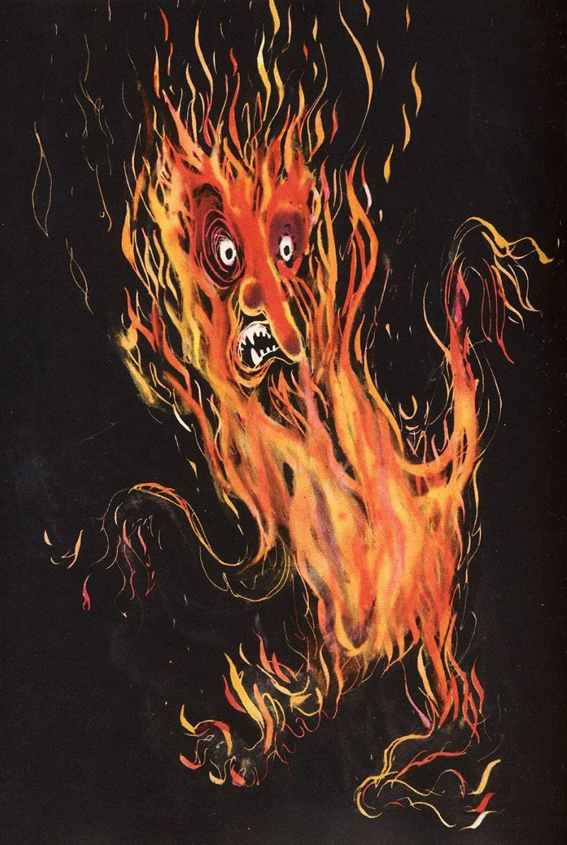 Miroslav Váša - Illustrations from The Bugaboos Or Little Natural History Of The Spooks, Ghosts And Phantoms, 1961 (6)