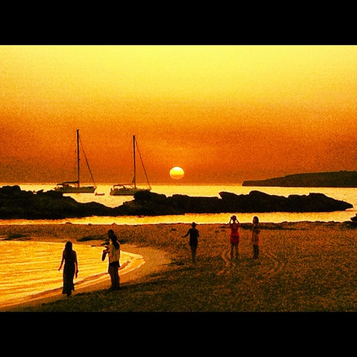 sea summer sun beach beautiful sunrise island seaside spain colours estate formentera 2012 isola uploaded:by=flickrmobile flickriosapp:filter=chameleon chameleonfilter