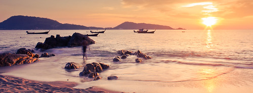 world travel sunset vacation holiday travelling beach canon thailand asia thai phuket paton patongbeach kalim 550d