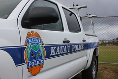 Kauai Police Department vehicle