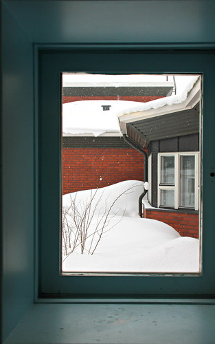 winter snow window view schoolbuilding 365photos 2013365
