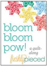 Bloom Bloom Pow Quilt-Along at Freshly Pieced