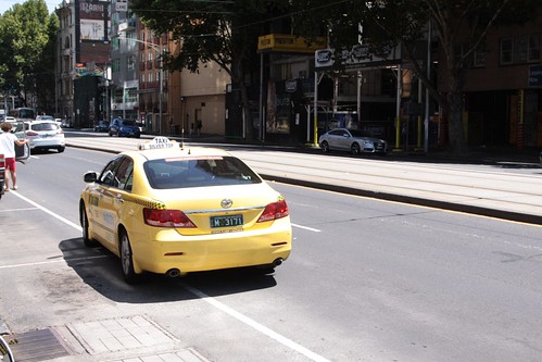 Toyota Camry sedan as a Melbourne taxi