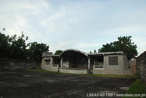 Stage or activity center in front of Banton Church at Banton Island, Romblon