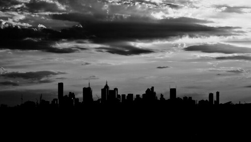 city bw silhouette skyline clouds mono nikon cityscape skyscrapers australia melbourne monotone victoria lookout vic heatwave yarraboulevard d5100 nikond5100 phunnyfotos wurundjerilookout