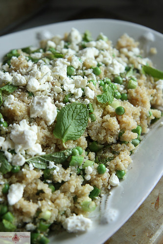 Spring Quinoa Salad with Feta - Heather Christo