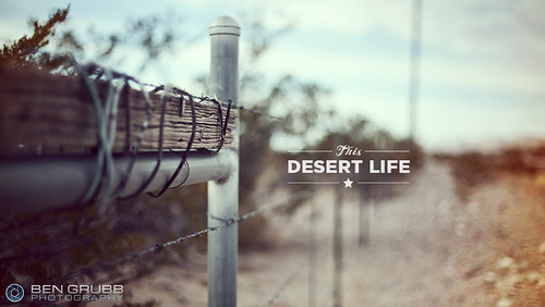 fence geotagged dof desert bokeh elpaso barbedwire huecotanks canon50mmf14 imagetext canon5dmkii huecohacienda