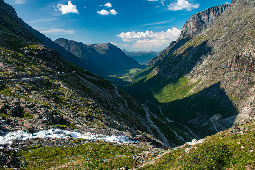 Trollstigen (échelle du Troll), en Norvège