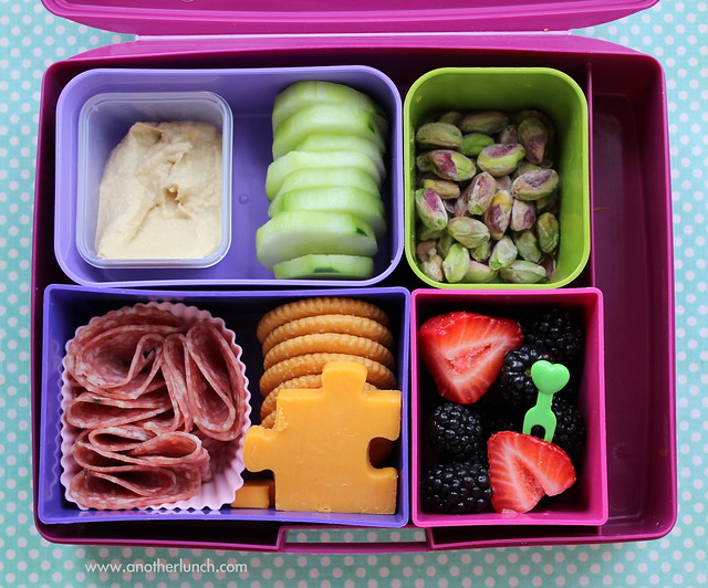 Laptop Lunches school kindergarten lunch - puzzle cheese f… | Flickr ...
