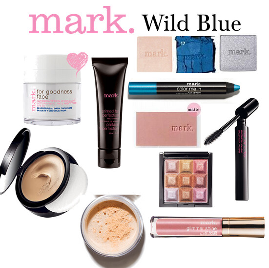 Living After Midnite: mark. Makeup Monday: Wild Blue