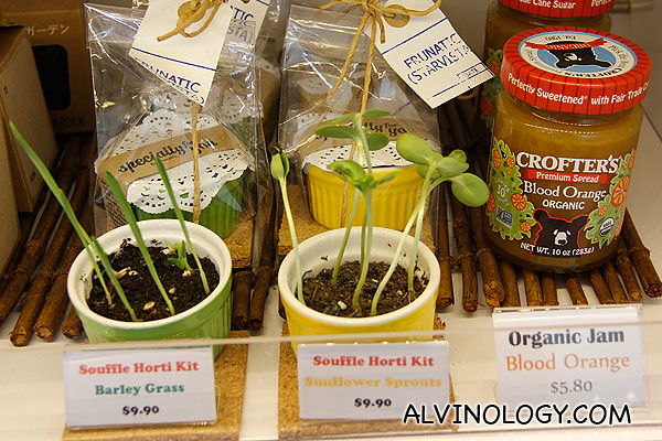 You can also buy some plants and other organic products at Frunatic