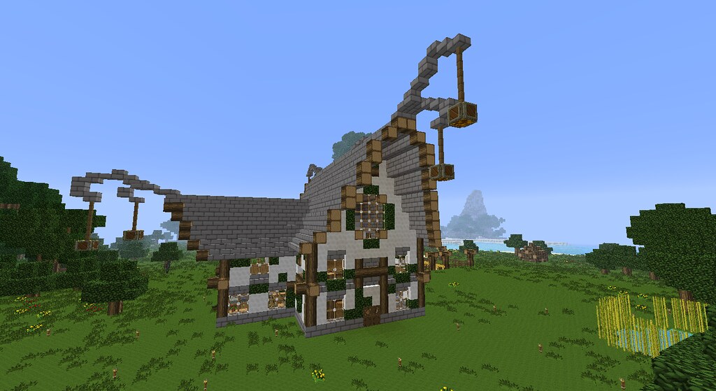 Maison elfique/ Elven home Minecraft