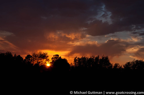 sunset sky orange newmexico silhouette clouds fire nikon smoke taos ranchosdetaos d90 michaelguttman goatcrossingimages