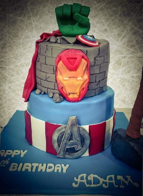 Avengers Cake by Maha khairy of Healthy&Delicious