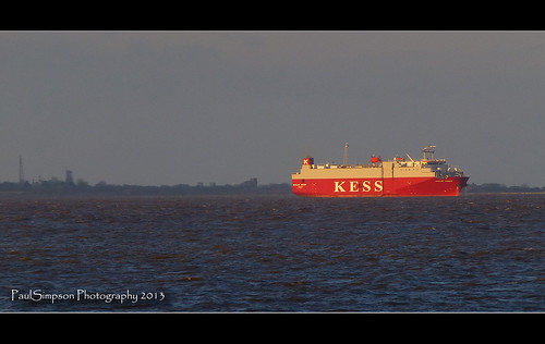 uk sunset water ship cargo kess humberside riverhumber photosof imagesof march2013 paulsimpsonphotography