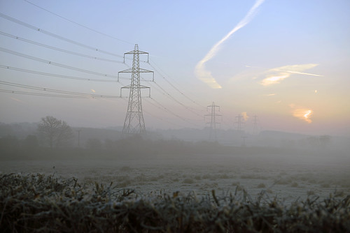 uk morning winter england nature beauty silhouette metal fog dawn countryside am nikon flickr day power tripod foggy silhouettes filter getty giants gps february pylons mothernature manfrotto circularpolarizer d800 firstlight foggymorning earlylight thefog paulwilliams powerlinessky fogbound throughthefog nikon2470mm awintersmorning nikongps nikkor2470mmf28 nikkor2470mm nikond800 nikongp1 stgructure despitestraightlines metalpylons metalpylonsinthefog hazardsgreen ablanketoffog jacobscpl ilobsterit