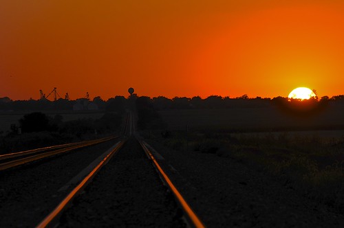 railroad sunset tracks trains rd willrett