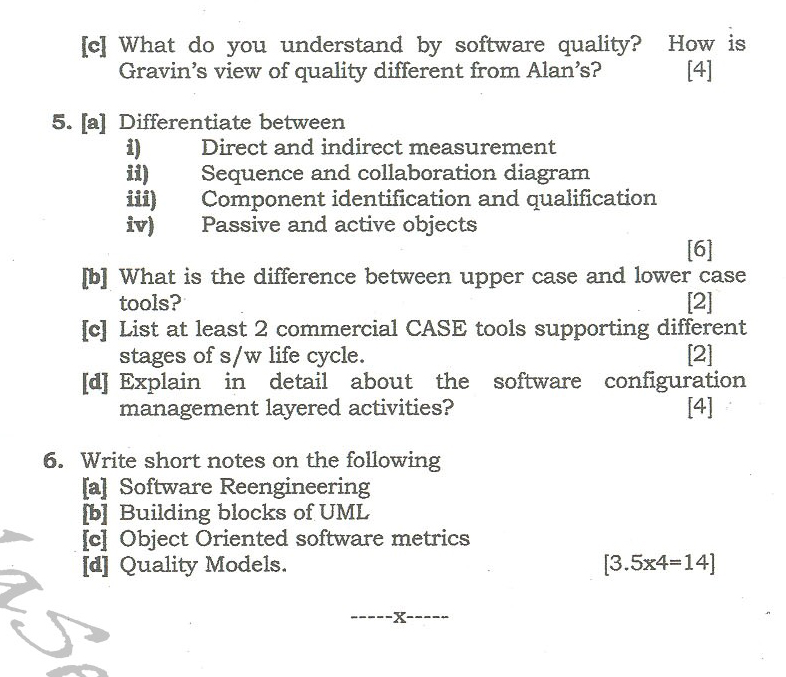 DTU Question Papers 2010 – 6 Semester - End Sem - IT-312