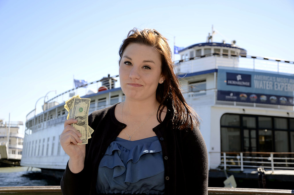 Lea Lunden, a psychology major, says the price is too high, at 85 dollars per ticket, for her and her family to attend her department's graduaton celebration that will be held on the Hornblower— a local yacht in San Francisco. Photo by Virginia Tieman / Xpress