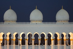 Aspects of the Sheikh Zayed Mosque in Abu Dhabi