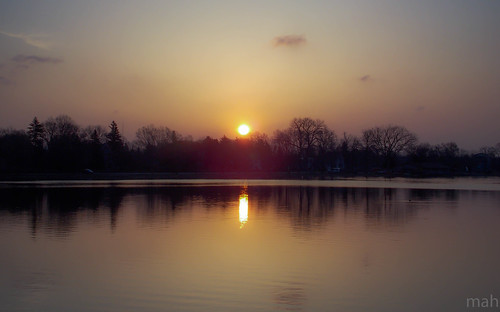 park morning sun water minnesota sunrise landscape dawn winona daybreak