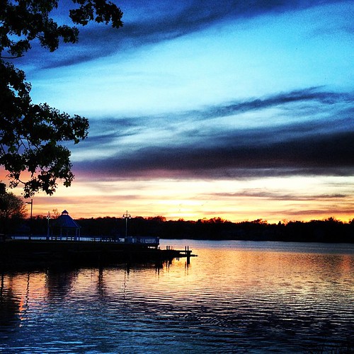 blue sunset orange lake water square michigan squareformat inkwell hollandmichigan lakemacatawa iphoneography instagramapp uploaded:by=instagram foursquare:venue=4bbdfa5e4e069c7456619fe3