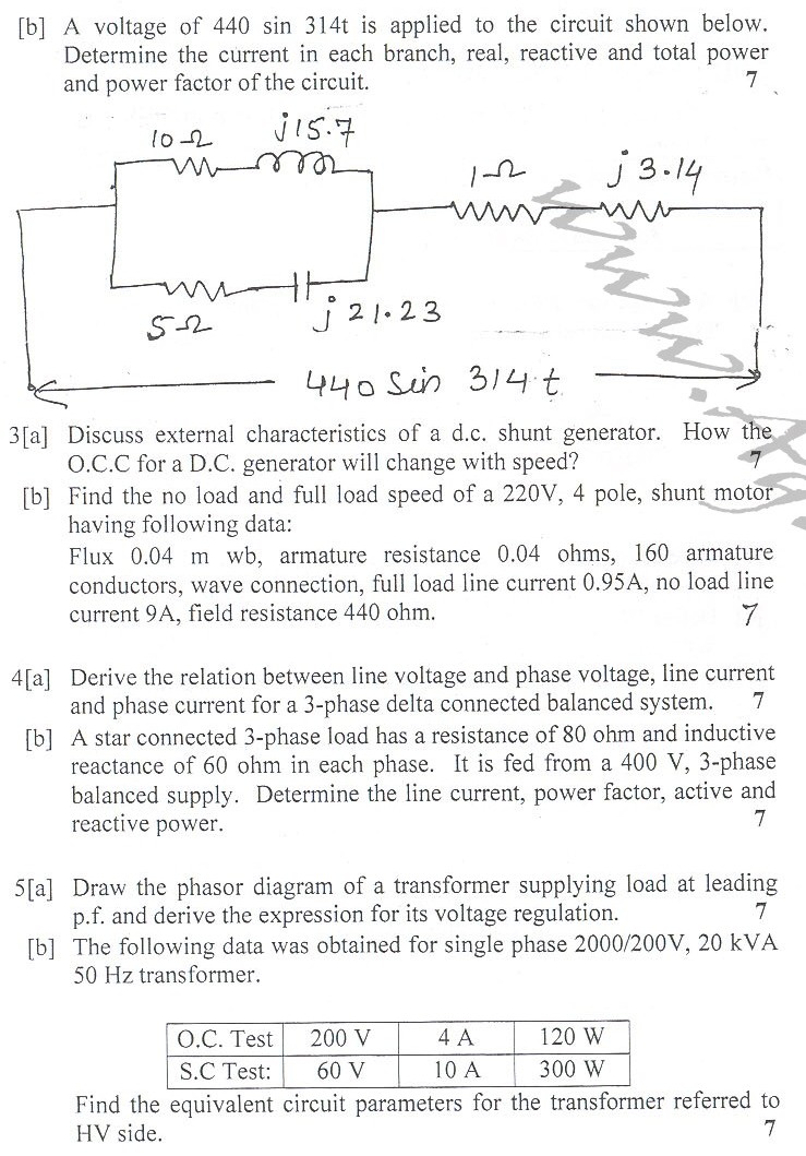 DTU Question Papers 2010 – 2 Semester - End Sem - PT-111