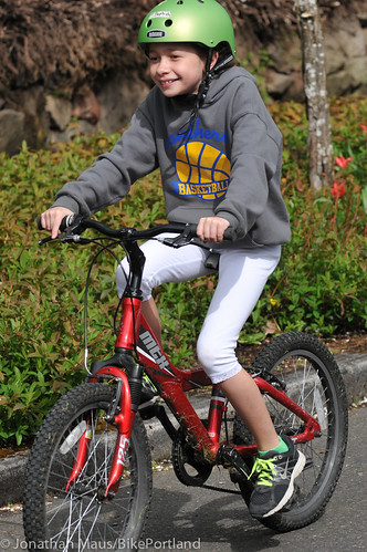 Joey Harrington school bike safety event-26