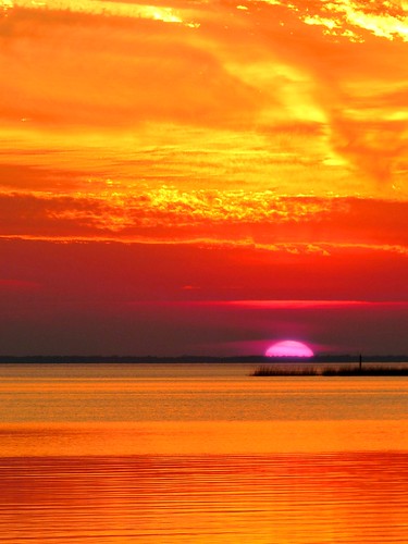 sunset sky beach alabama daphne mobilebay