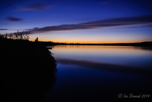 sunset canada clouds stars quebec dusk north moonrise shore rupertriver smokeyhilllanding