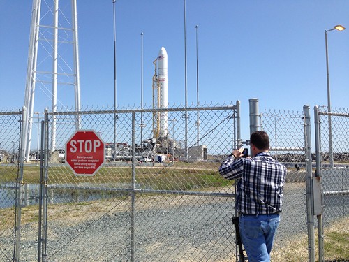 Antares rocket at Pad 0A