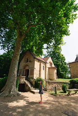 Jamie et la chapelle - Photo of Aubusson-d'Auvergne