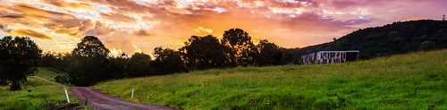 road sunset panorama clouds barn rural canon post matthew shed glastonbury australia queensland dirtroad tamron countryroad gympie 2875mm 60d matthewpost