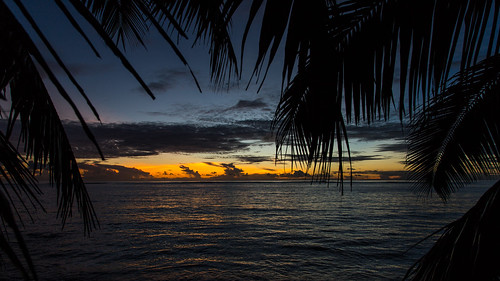 travel beach water sunrise island seychelles hdr mahe