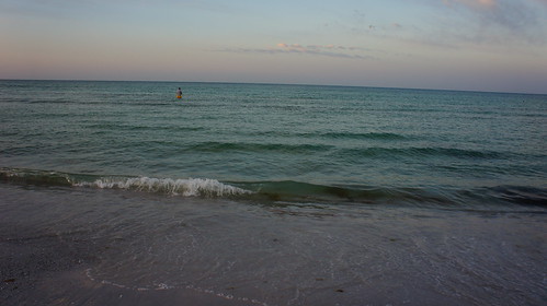 ocean man beach sunrise fishing florida