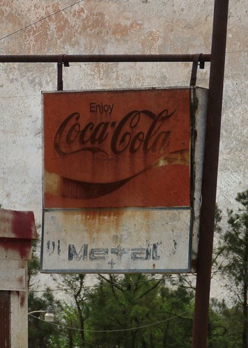 enhanced smalltown osceola arkansas delta rust coke cocacola metalsigns vintagesigns decay