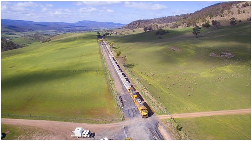 australia tasmania train tasrail diesellocomotive dq dqclass gm emd ballasttrain trainsintasmania stevebromley dq2012 dq2001
