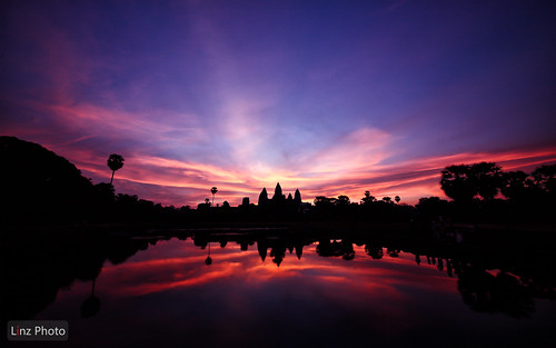 color sunrise photography scenery cambodia