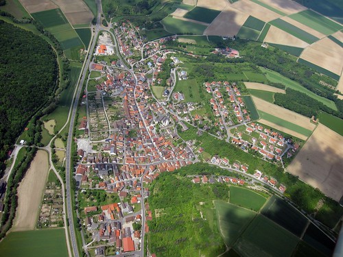 juni germany bayern deutschland bavaria village aerialview deu luftbild airview unterfranken ortschaft aerialpicture airpicture 2013 rhöngrabfeld hollstadt juni2013 862013