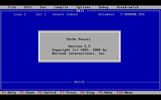 The first Turbo Pascal with OOP