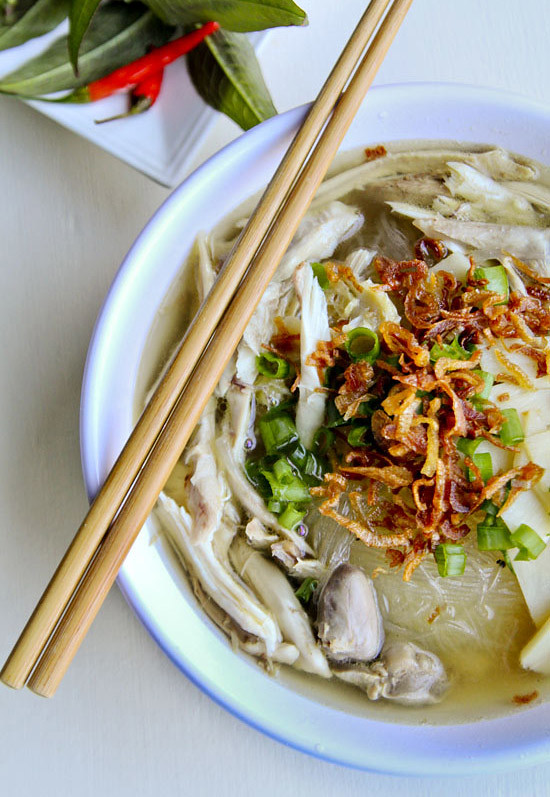 Mien Ga Vietnamese Chicken Glass Noodle Soup