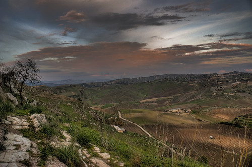 panorama landscape countryside italia dusk campagne sicilia crepuscolo caltanissetta montedoro platinumheartaward vincega mygearandme mygearandmepremium