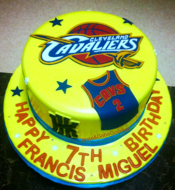 Cleveland Cavaliers Inspired Cake by Nate N Gabe Goodies