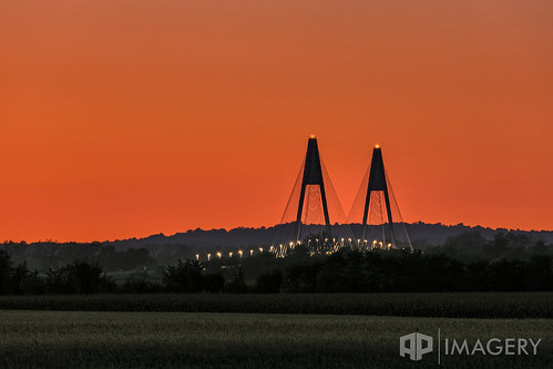 400mm landscape sunset 5dmkiv 5d4 owensboro canon maceo ohioriver natcher outdoor daviess sky ky 100400 kentucky bridge rockport