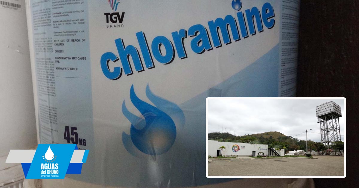 700 tachos de cloro recibe la empresa Aguas del Chuno