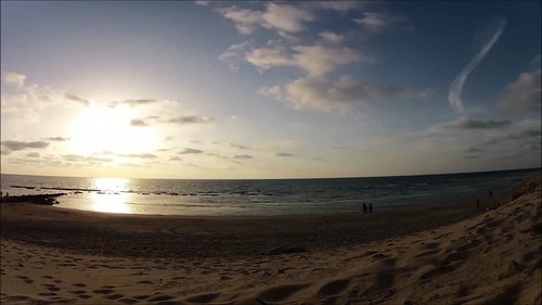 sunset beach timelapse time lapse caeserea
