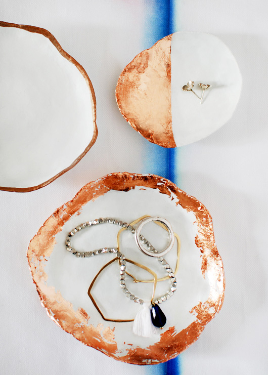 Make Me: Handmade Jewelry Dishes With Copper Touches