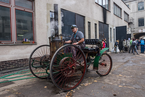 de dion bouton steam automobile replica den otveřených dveří muzeum starých strojů žamberk 2016